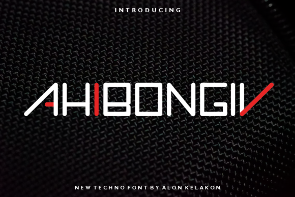 Ahibongiv: A Bold Display Font for Web Design