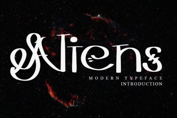 Aliens Font for Creative Projects