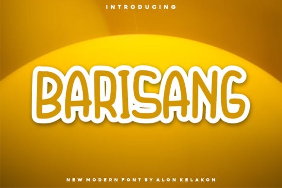 Barisang: A Bold Display Font for Creative Projects