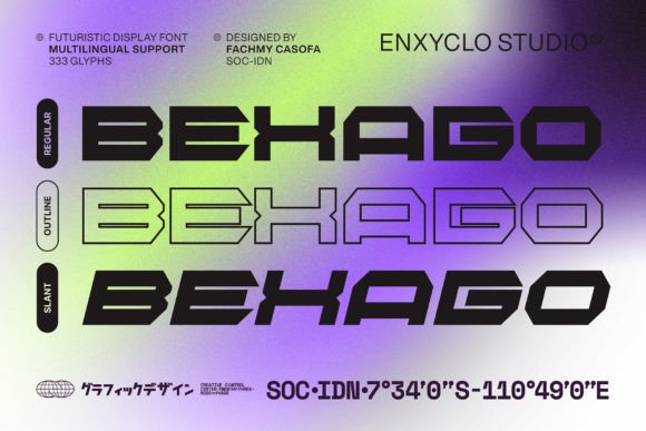 Bexago: A Futuristic Font for Business Branding
