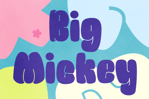 Big Mickey Font for Creative Projects