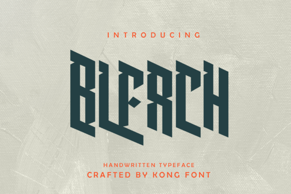 Bleach Font: Playful Typography for Makers