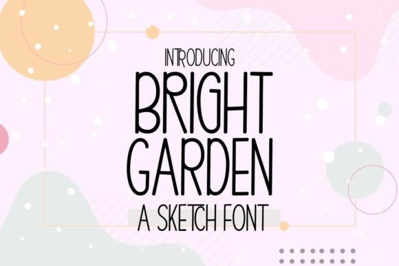 Bright Garden Font for Creative Projects