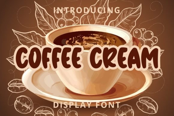 Coffee Cream Font for Creative Projects