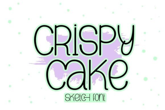 Crispy Cake Font for Creative Makers
