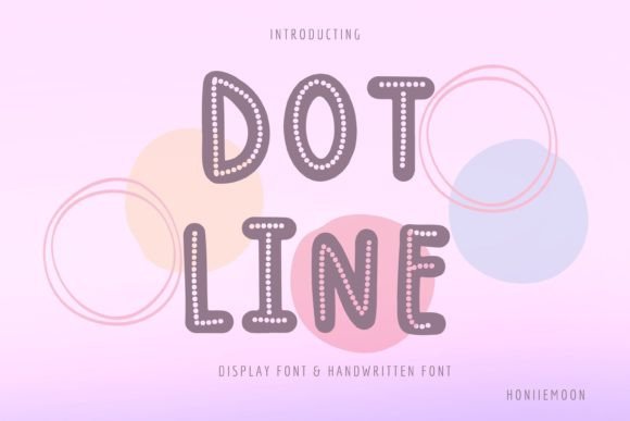 Dot Line Font for Creative Projects
