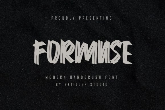 Formuse: A Handwritten Font for Impact