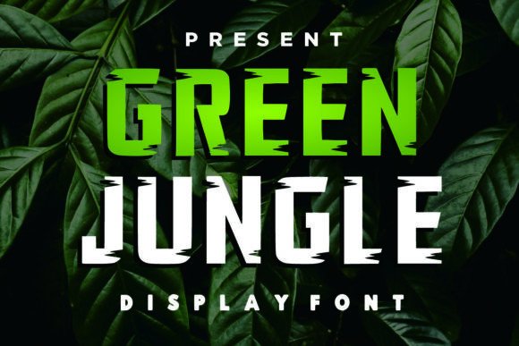 Green Jungle Font for Bold Branding