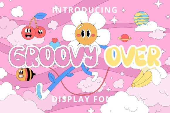 Groovy over Font for Web Design