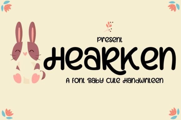 Hearken: A Cheerful Font for Creative Projects