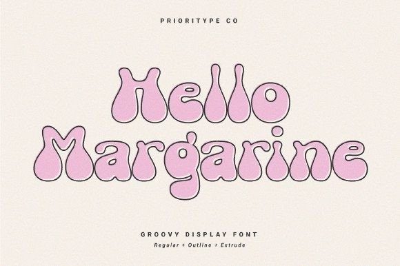 Hello Margarine: A Happy Font for Creative Projects