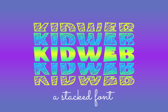 Kidweb Font for Creative Makers
