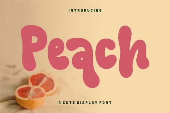 Peach Font for Elegant Design
