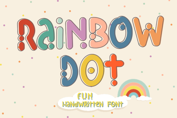 Rainbow Dot Font: Playful Typography for Web Design