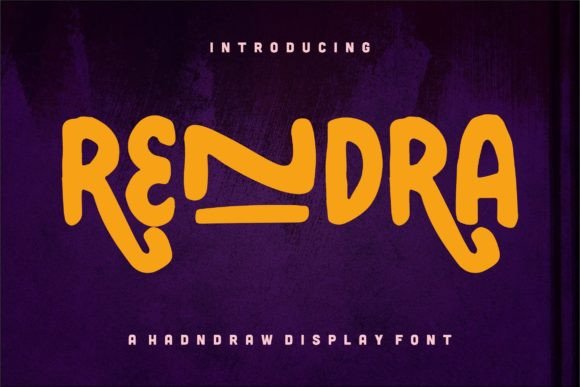 Rendra: A Display Font for Creative Campaigns