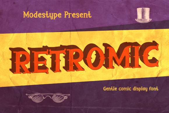Retromic Font for Retro Web Design