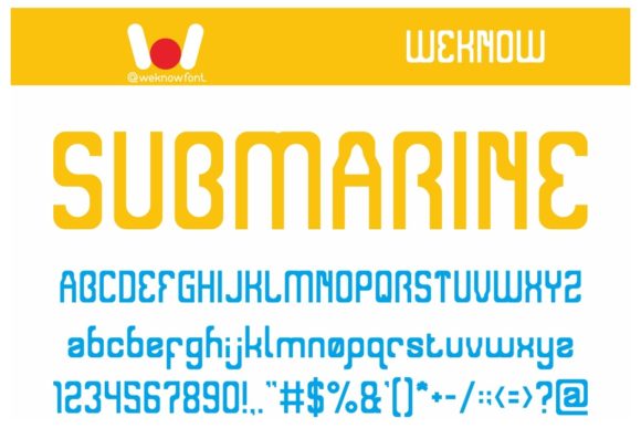 Submarine Font for Bold Branding