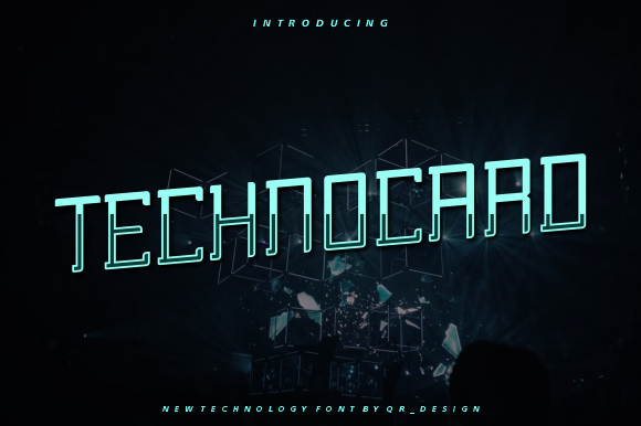 Technocard: A Bold Display Font for Campaigns