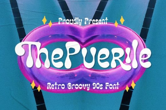 The Puerile: A Retro Groovy Font