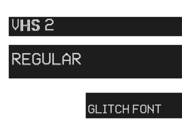 VHS 2 Font for Bold Editorial Design