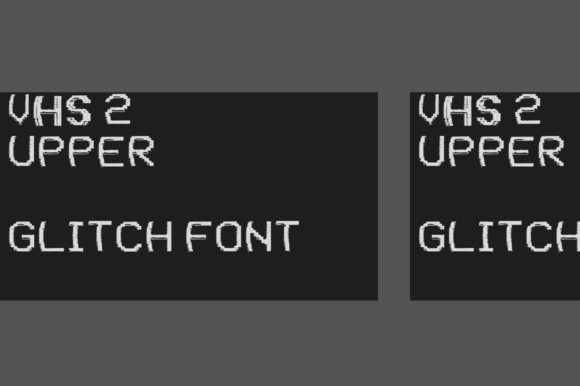 VHS 2 Upper Font