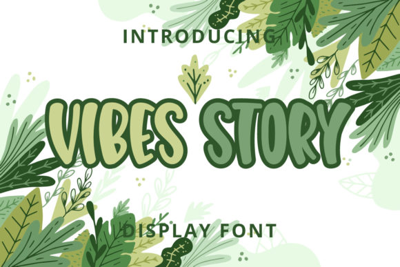 Vibes Story Font for Web Design