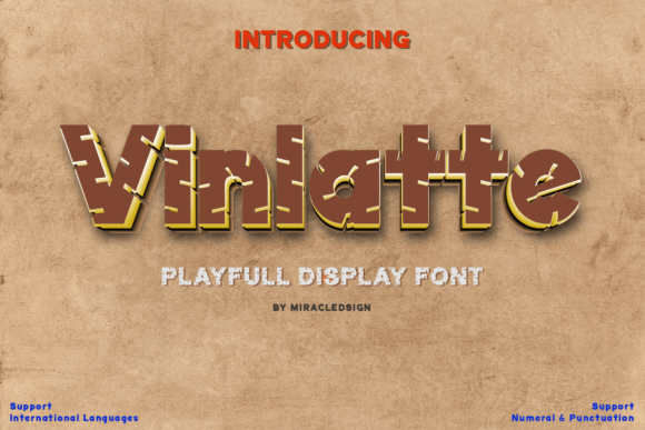 Vinlatte: A Display Font for Elegant Branding