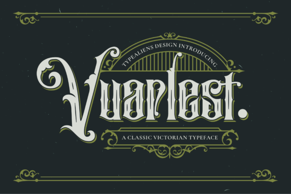 Vuarlest: A Vintage Display Font