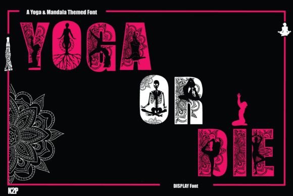 Yoga or Die Font for Bold Branding